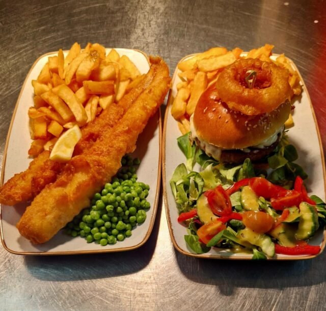 Plated pub dish