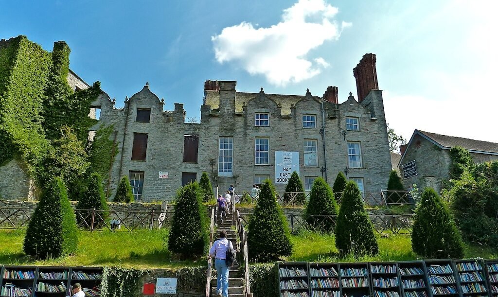 Hay-on-Wye bookshops and market town